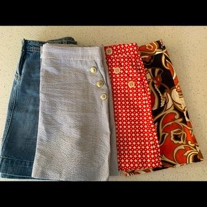 JCrew 4 Mini Skirt Bundle-Size 2